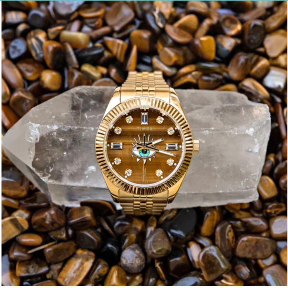 Jacquie Aiche x Time Tiger Eye limited edition watch/collectors piece